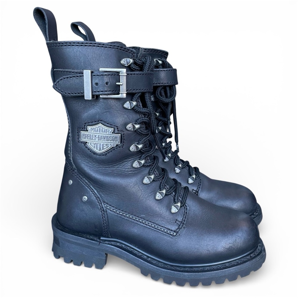 Harley-Davidson Women's Calvert 8-Inch Motorcycle Boots D87153 size 5.5